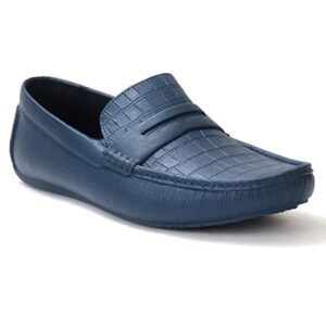 Blue color loafer of Ajanta